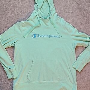 Women's Champion Hoodie - Size X-Large - Mint Green